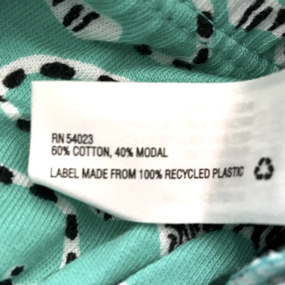 Diane von Furstenberg x GAPKids | Turquoise Tiger Print Wrap Dress XXL (14-16)